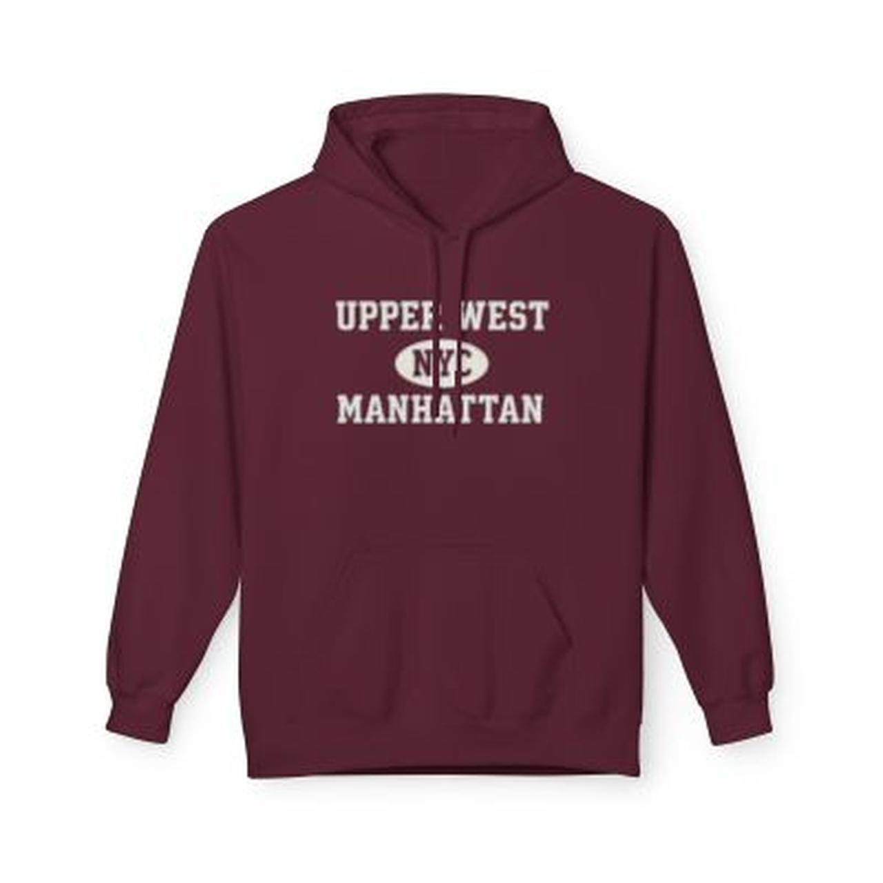 Upper West NYC Unisex Hoodie Manhattan Softstyle Fleece Crewneck