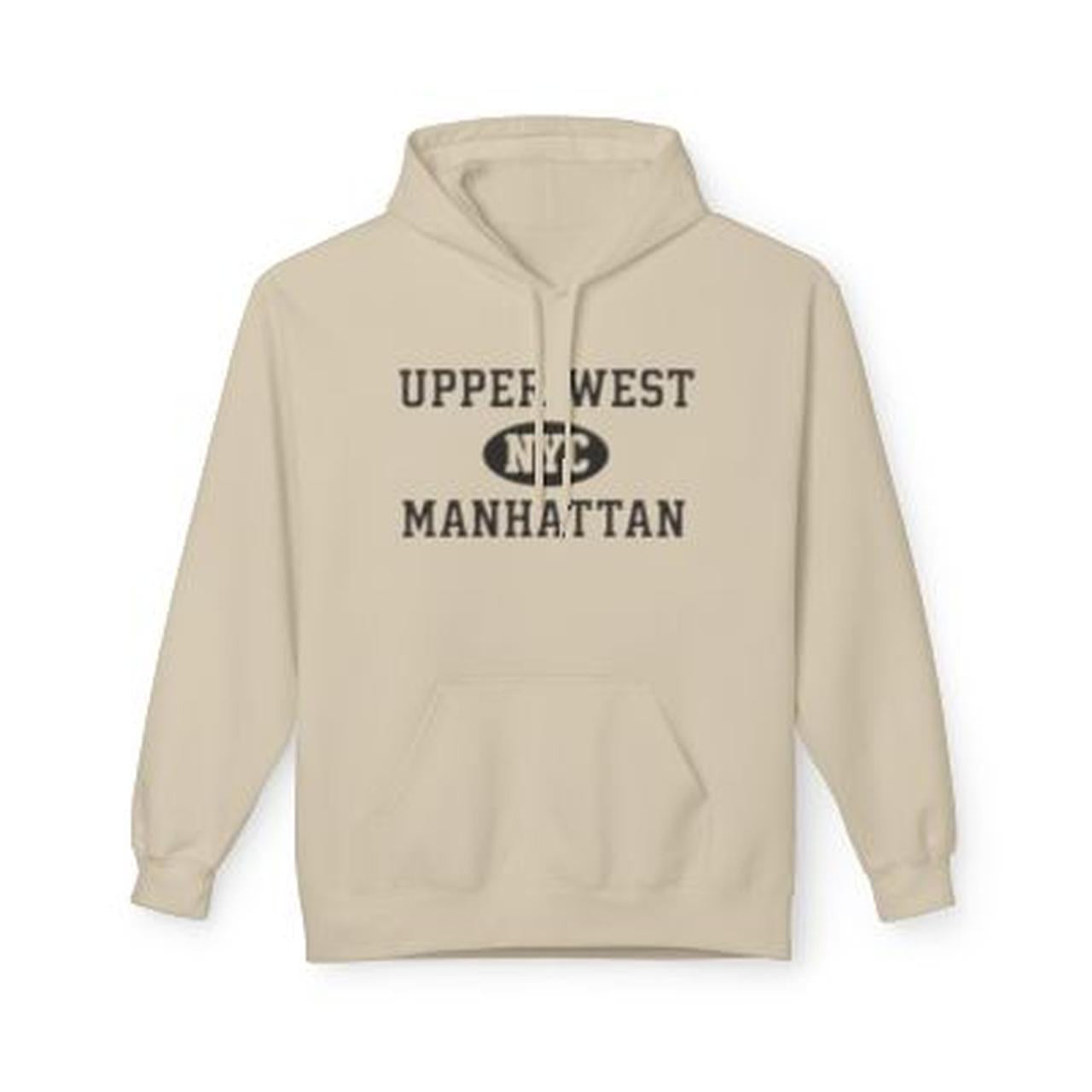 Upper West NYC Unisex Hoodie Manhattan Softstyle Fleece Crewneck