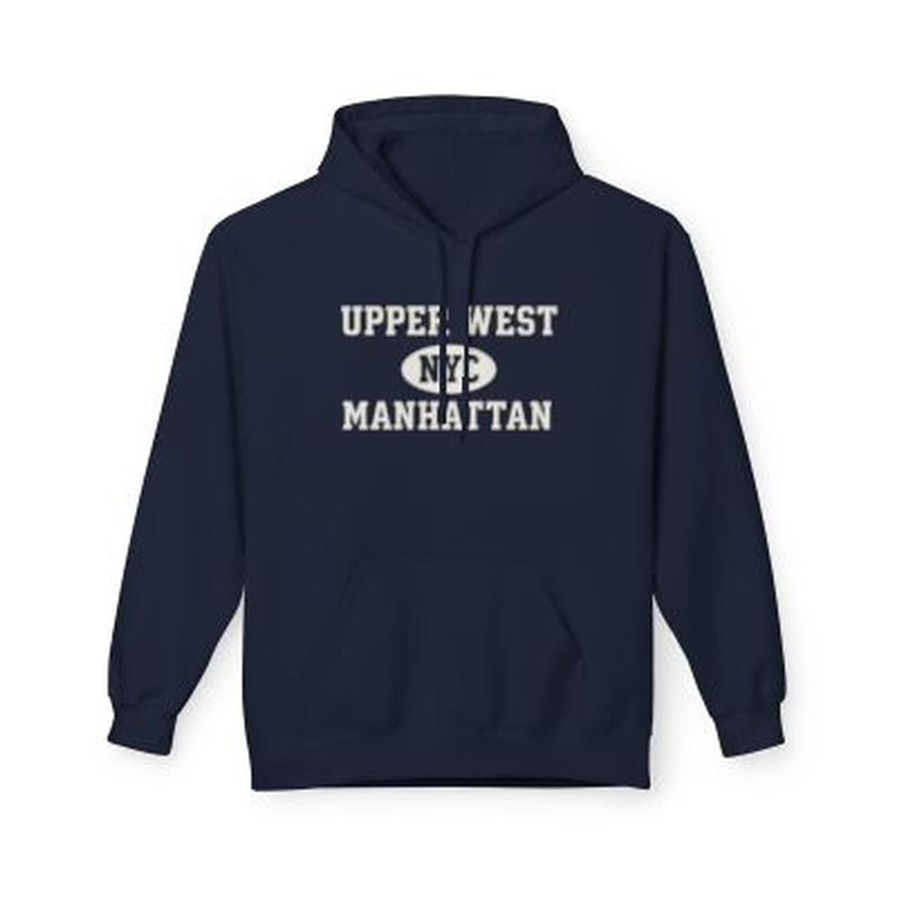 Upper West NYC Unisex Hoodie Manhattan Softstyle Fleece Crewneck