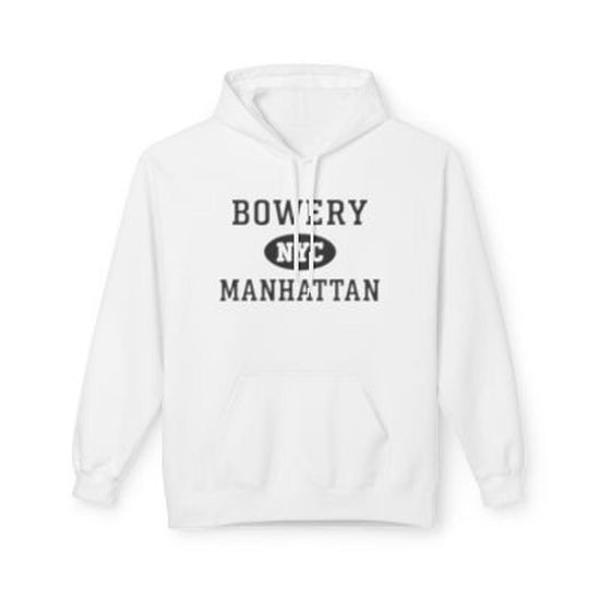 Bowery NYC Unisex Hoodie Manhattan Softstyle Fleece Crewneck