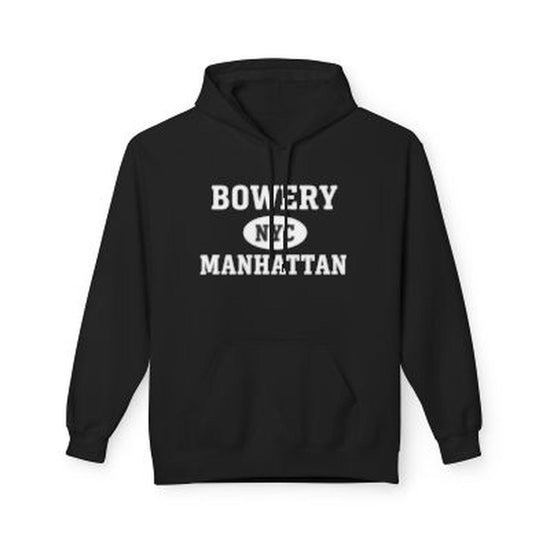 Bowery NYC Unisex Hoodie Manhattan Softstyle Fleece Crewneck