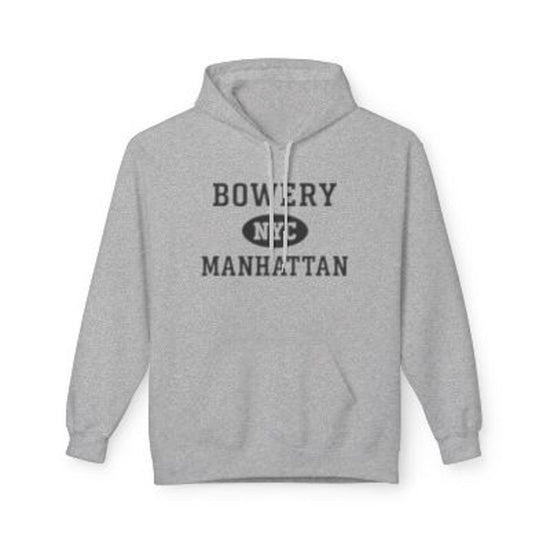 Bowery NYC Unisex Hoodie Manhattan Softstyle Fleece Crewneck