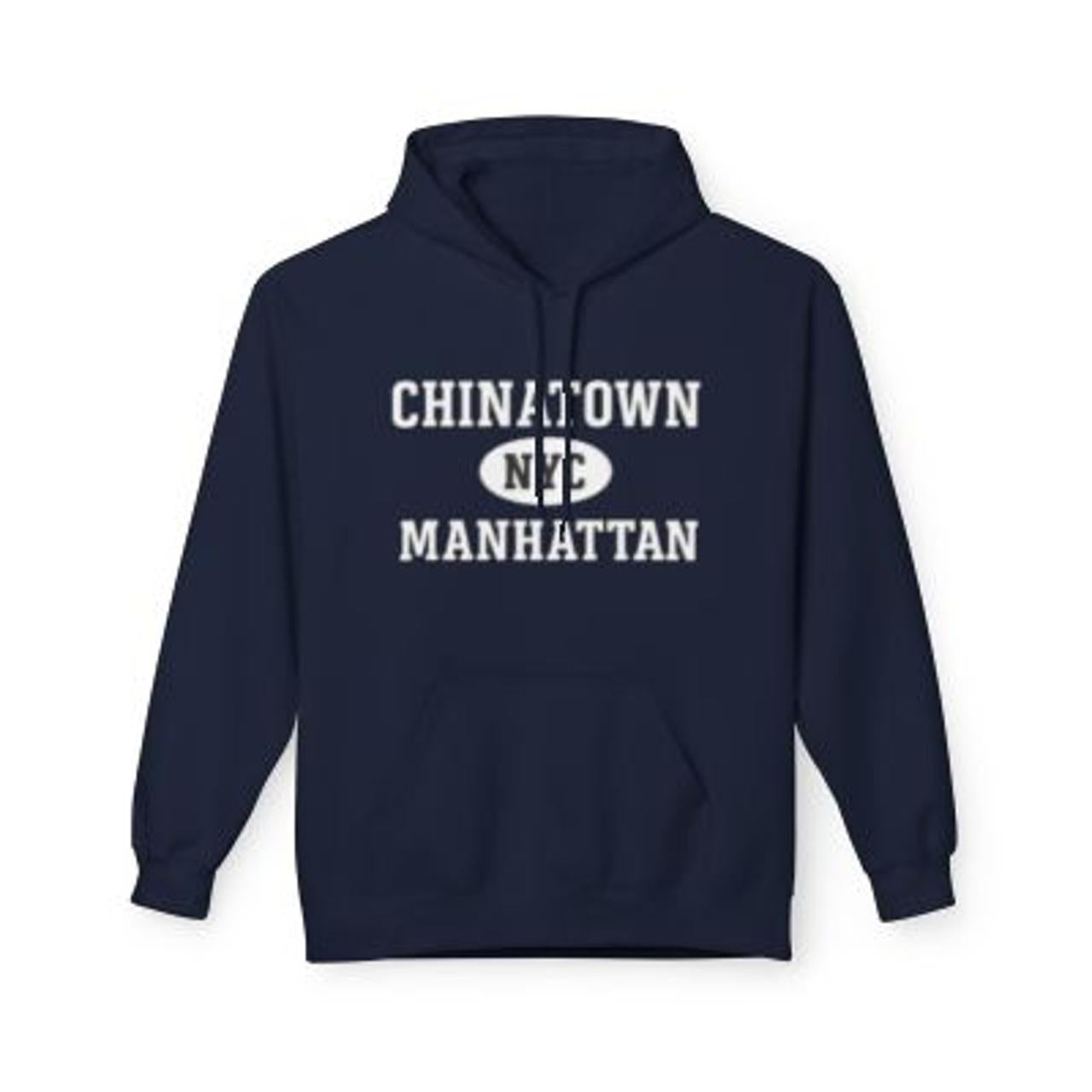 Chinatown NYC Unisex Hoodie Manhattan Softstyle Fleece Crewneck