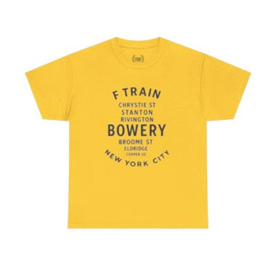 Bowery NYC Streets Unisex T-Shirt