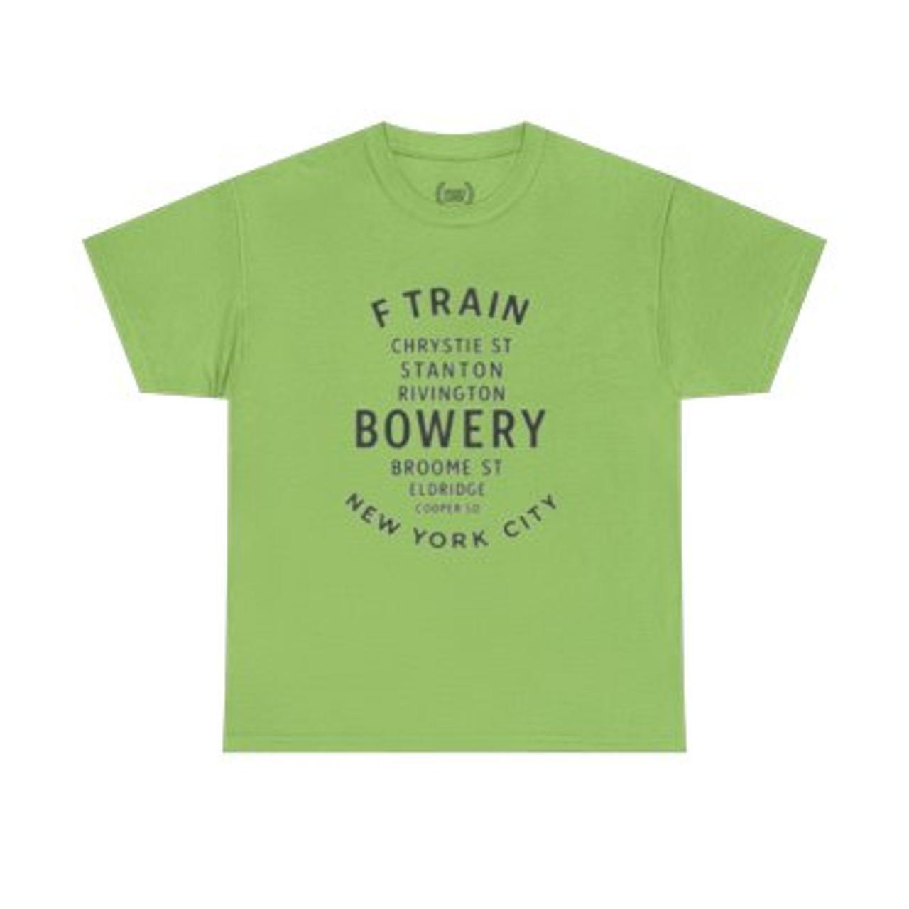 Bowery NYC Streets Unisex T-Shirt