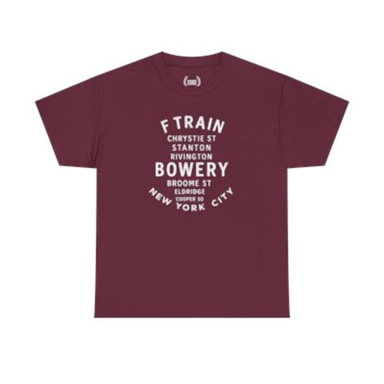 Bowery NYC Streets Unisex T-Shirt