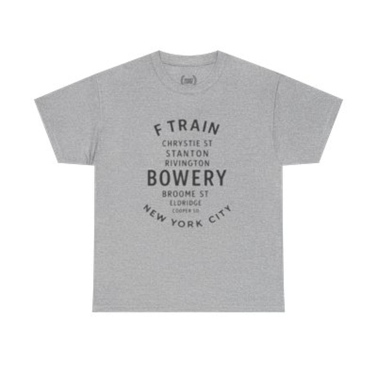 Bowery NYC Streets Unisex T-Shirt