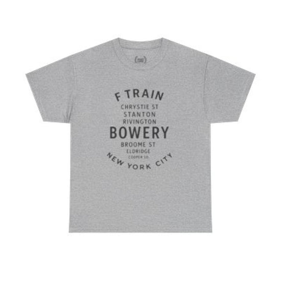 Bowery NYC Streets Unisex T-Shirt