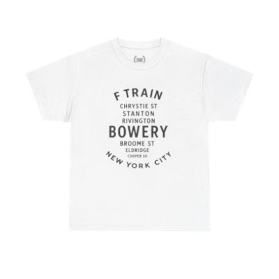 Bowery NYC Streets Unisex T-Shirt