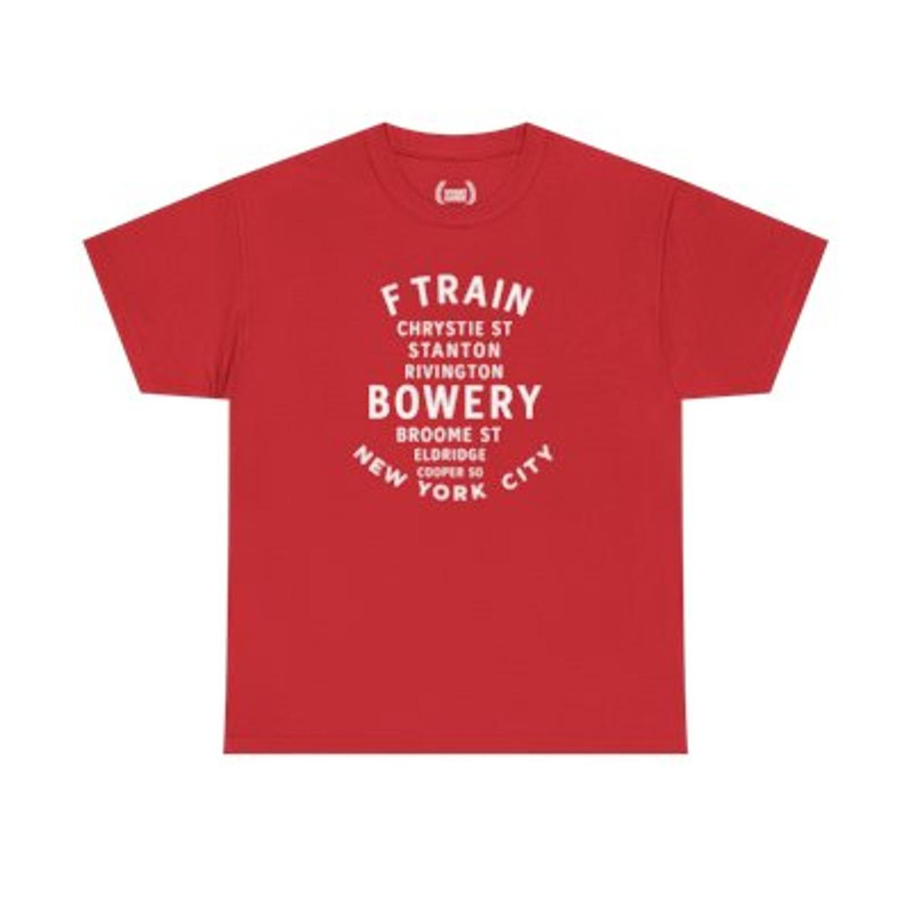 Bowery NYC Streets Unisex T-Shirt