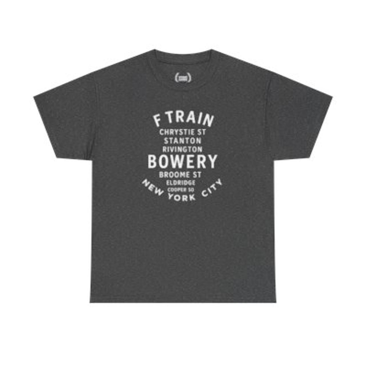Bowery NYC Streets Unisex T-Shirt
