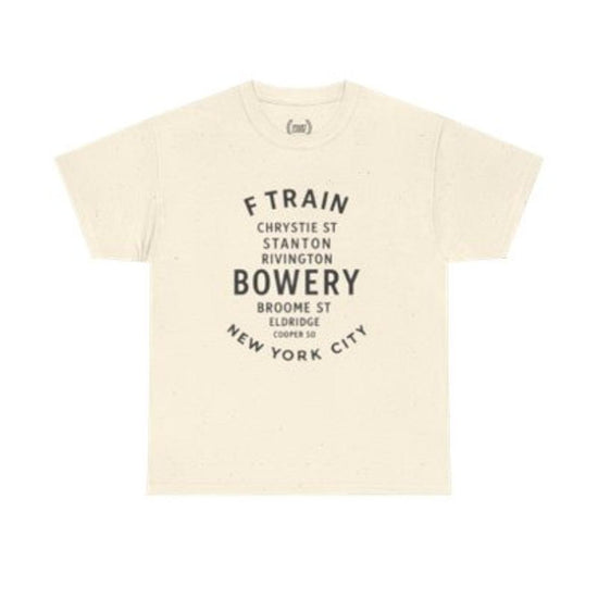 Bowery NYC Streets Unisex T-Shirt
