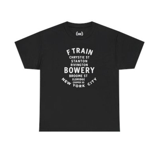 Bowery NYC Streets Unisex T-Shirt