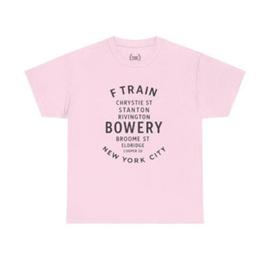 Bowery NYC Streets Unisex T-Shirt