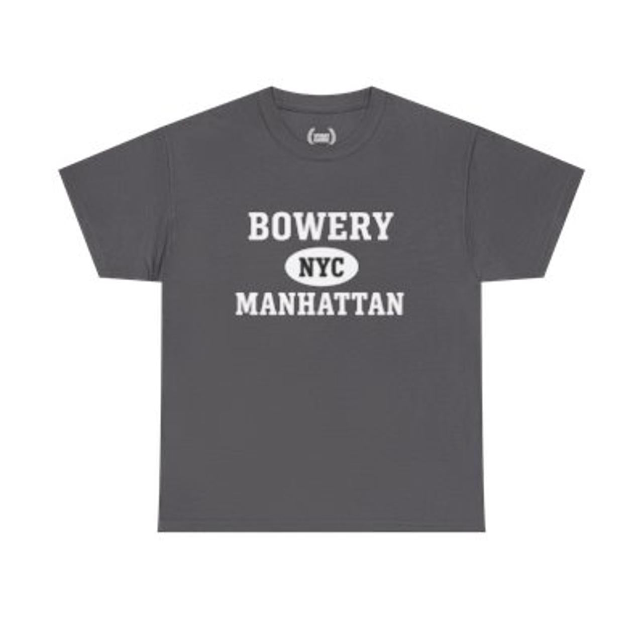 Bowery Manhattan Unisex T-Shirt –Collegiate Style