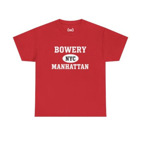 Bowery Manhattan Unisex T-Shirt –Collegiate Style