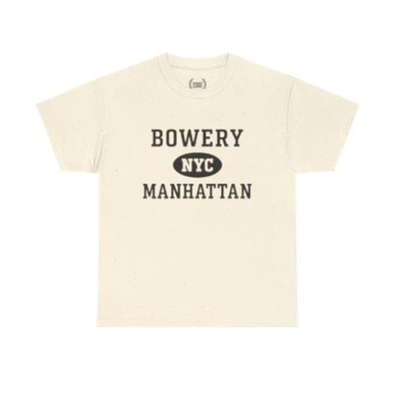 Bowery Manhattan Unisex T-Shirt –Collegiate Style