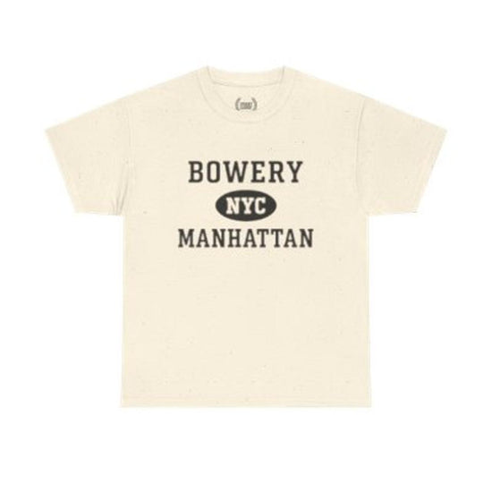 Bowery Manhattan Unisex T-Shirt –Collegiate Style