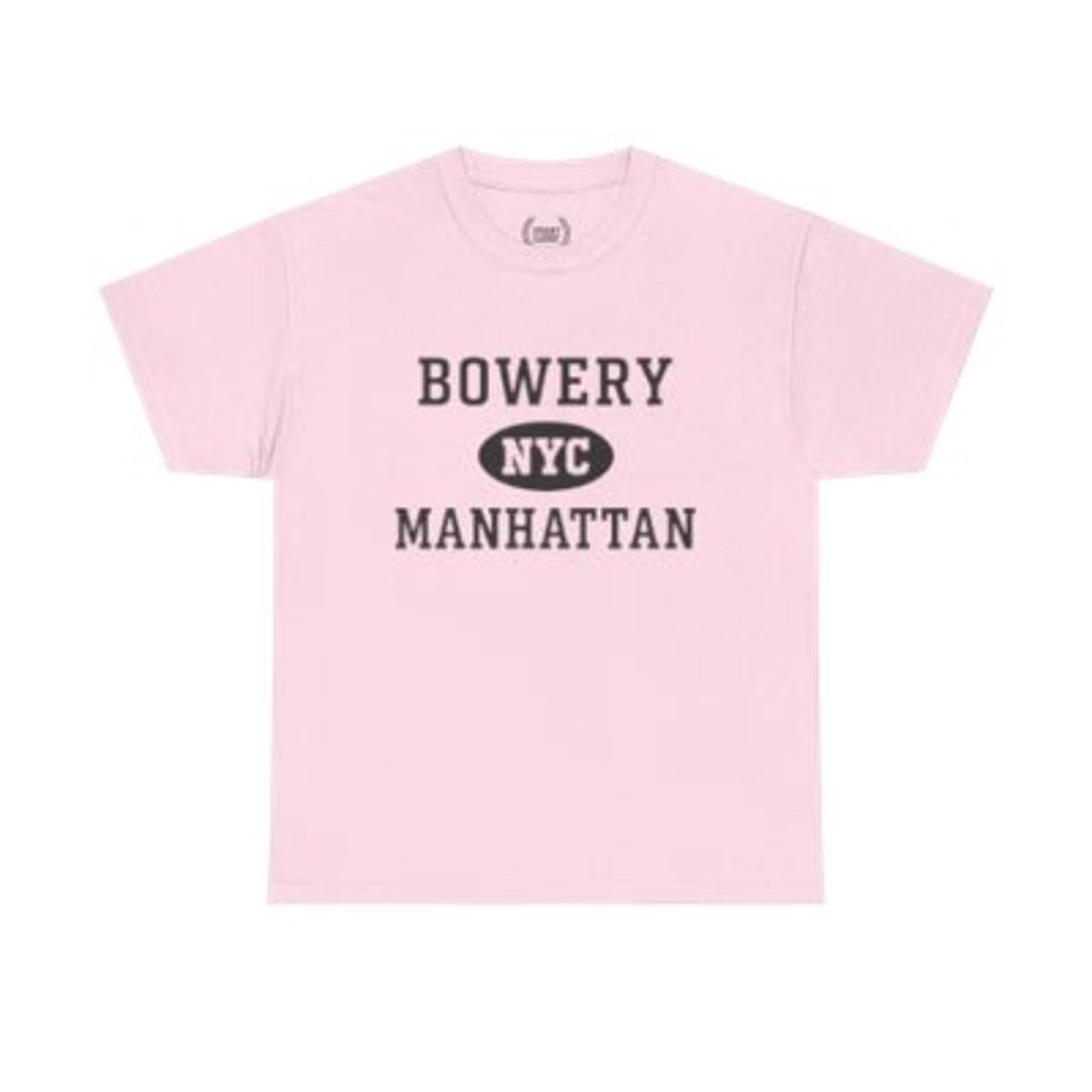 Bowery Manhattan Unisex T-Shirt –Collegiate Style