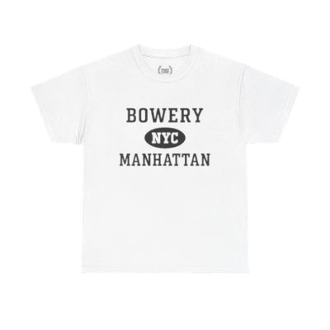 Bowery Manhattan Unisex T-Shirt –Collegiate Style