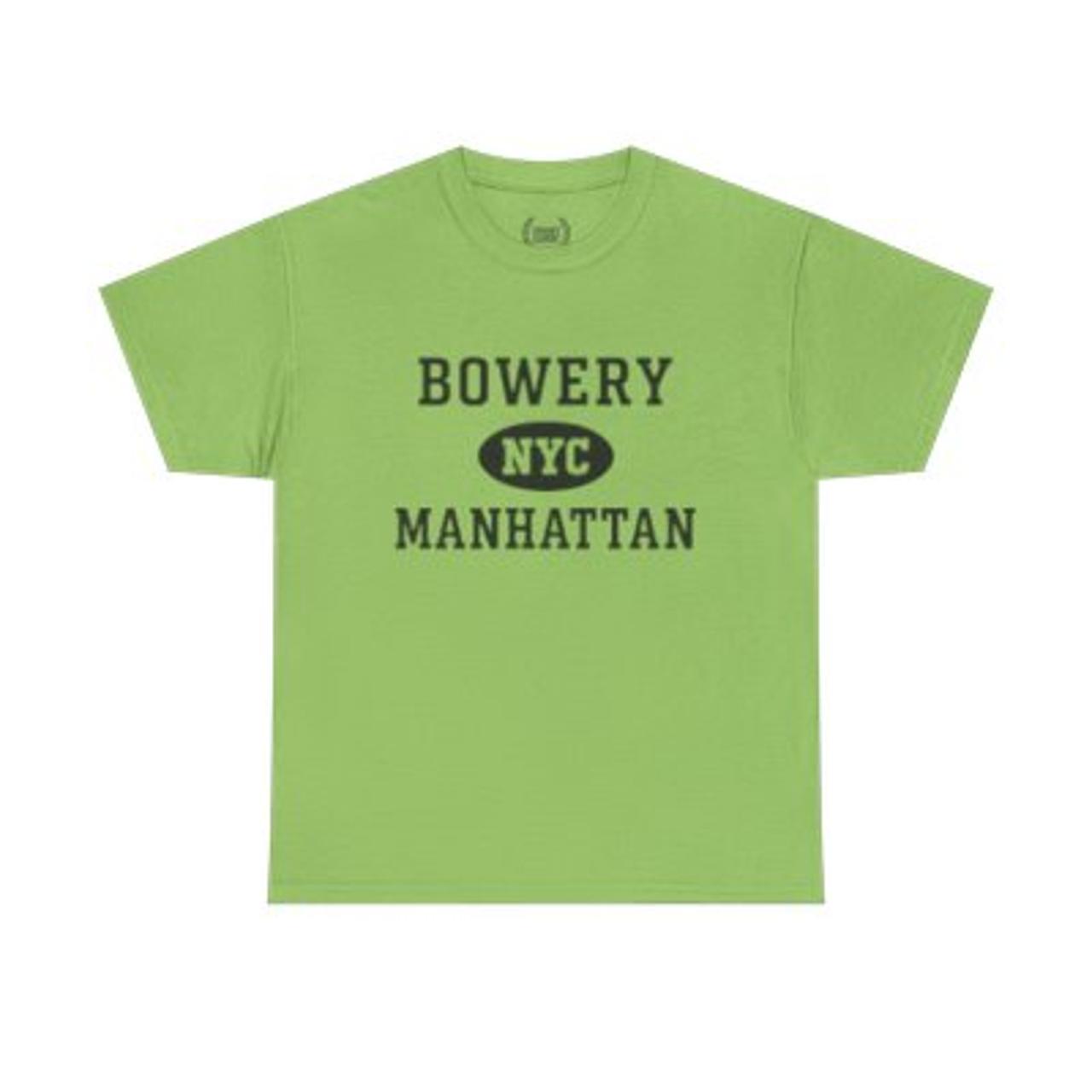 Bowery Manhattan Unisex T-Shirt –Collegiate Style