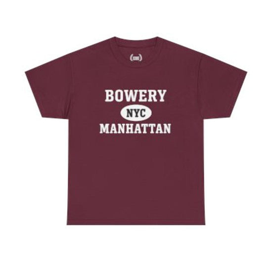 Bowery Manhattan Unisex T-Shirt –Collegiate Style