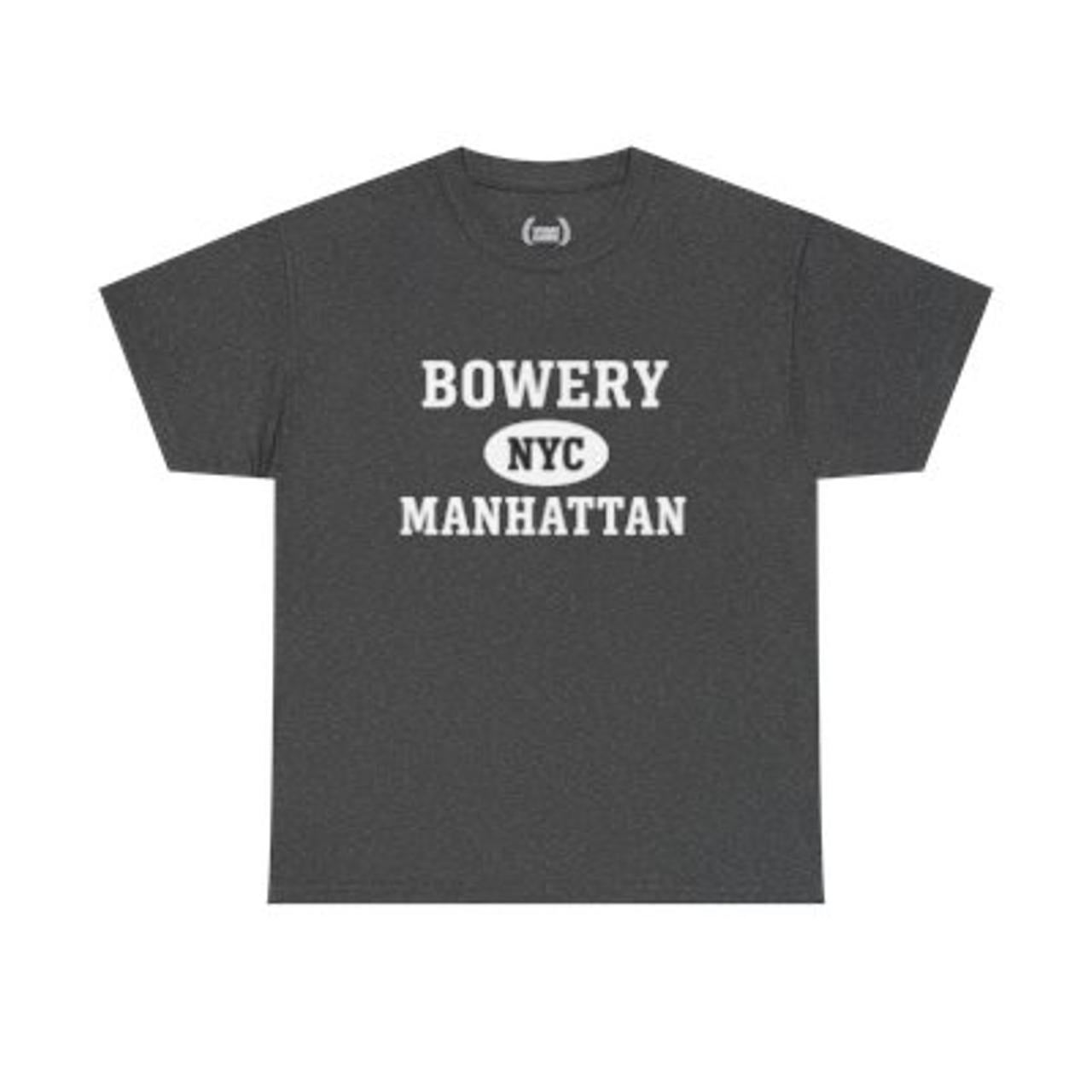 Bowery Manhattan Unisex T-Shirt –Collegiate Style