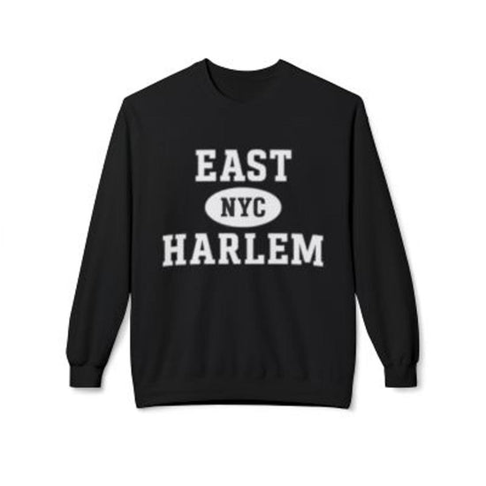 East Harlem Manhattan Softstyle Fleece Crewneck Sweatshirt