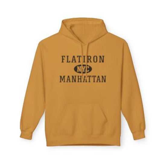 Flatiron NYC Unisex Hoodie Manhattan Softstyle Fleece Crewneck