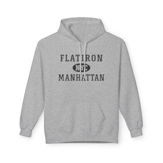 Flatiron NYC Unisex Hoodie Manhattan Softstyle Fleece Crewneck