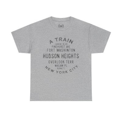Hudson Heights NYC Streets Unisex T-Shirt