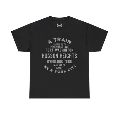 Hudson Heights NYC Streets Unisex T-Shirt