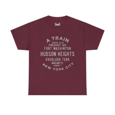 Hudson Heights NYC Streets Unisex T-Shirt