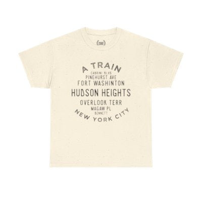 Hudson Heights NYC Streets Unisex T-Shirt