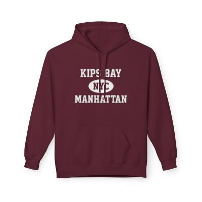 Kips Bay NYC Unisex Hoodie Manhattan Softstyle Fleece Crewneck