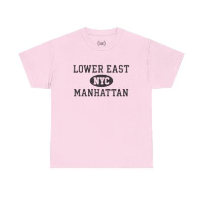 Lower East Side Manhattan Unisex T-Shirt –Collegiate Style