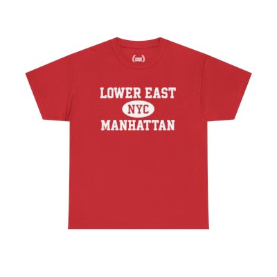 Lower East Side Manhattan Unisex T-Shirt –Collegiate Style
