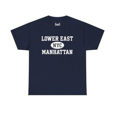 Lower East Side Manhattan Unisex T-Shirt –Collegiate Style