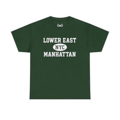 Lower East Side Manhattan Unisex T-Shirt –Collegiate Style