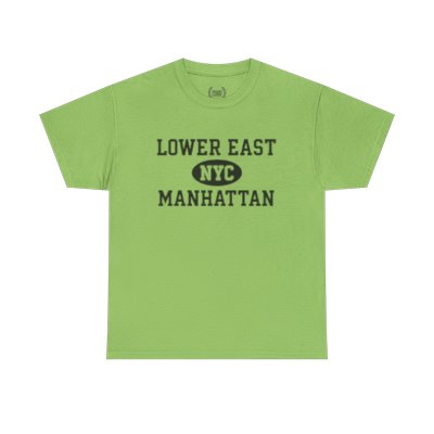 Lower East Side Manhattan Unisex T-Shirt –Collegiate Style