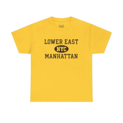 Lower East Side Manhattan Unisex T-Shirt –Collegiate Style