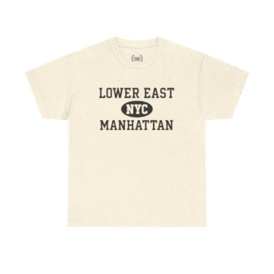 Lower East Side Manhattan Unisex T-Shirt –Collegiate Style