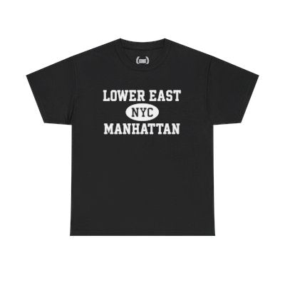 Lower East Side Manhattan Unisex T-Shirt –Collegiate Style