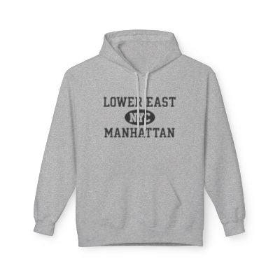 Lower East Side NYC Unisex Hoodie Manhattan Softstyle Fleece Crewneck