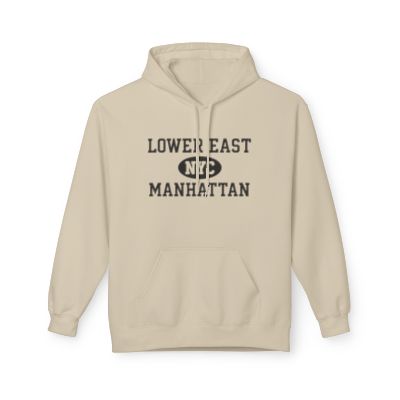 Lower East Side NYC Unisex Hoodie Manhattan Softstyle Fleece Crewneck