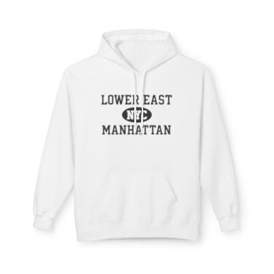 Lower East Side NYC Unisex Hoodie Manhattan Softstyle Fleece Crewneck