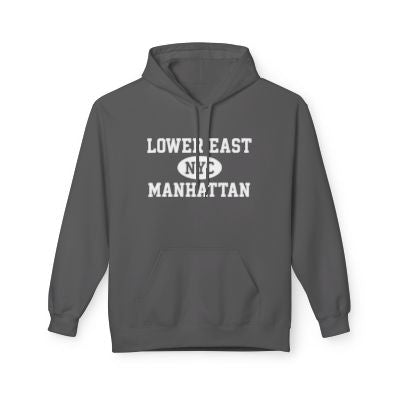 Lower East Side NYC Unisex Hoodie Manhattan Softstyle Fleece Crewneck