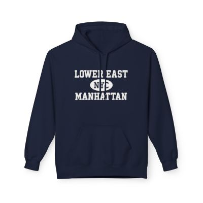 Lower East Side NYC Unisex Hoodie Manhattan Softstyle Fleece Crewneck