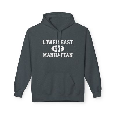 Lower East Side NYC Unisex Hoodie Manhattan Softstyle Fleece Crewneck