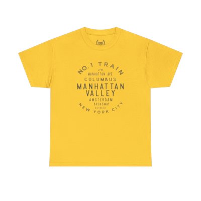 Manhattan Valley NYC Streets Unisex T-Shirt